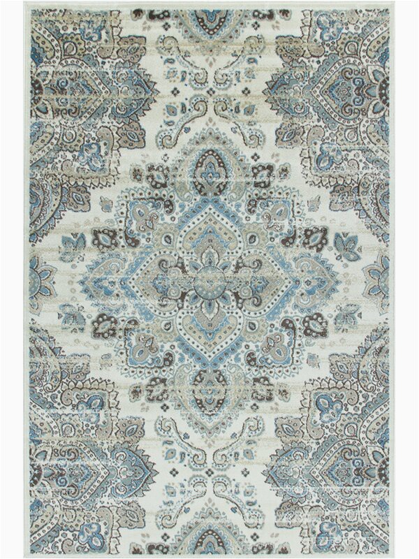 Area Rugs by Bungalow Rose Jannie Blue Gray area Rug
