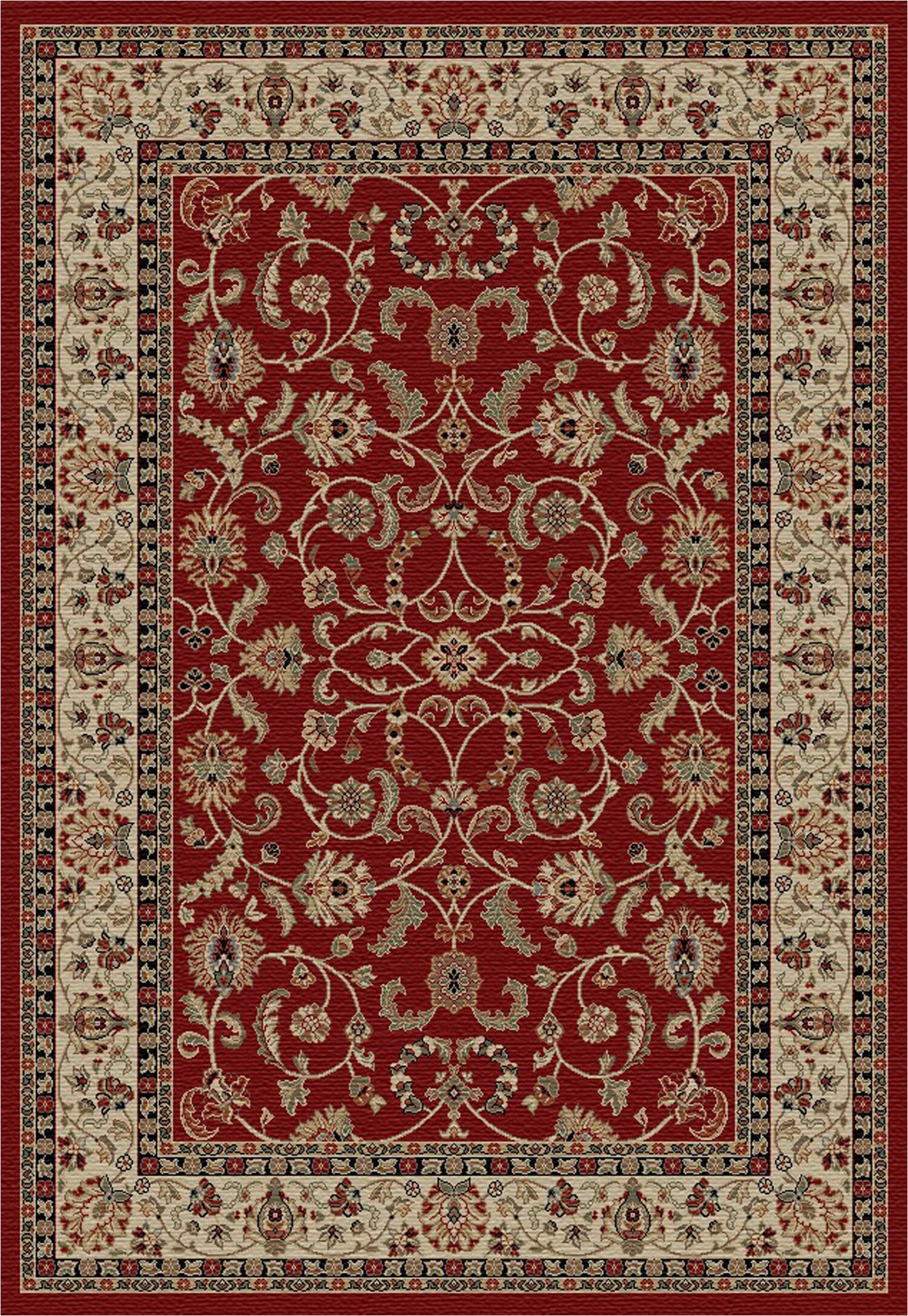 Best Stain Resistant area Rugs Bal Classic Keshan Red area Rug