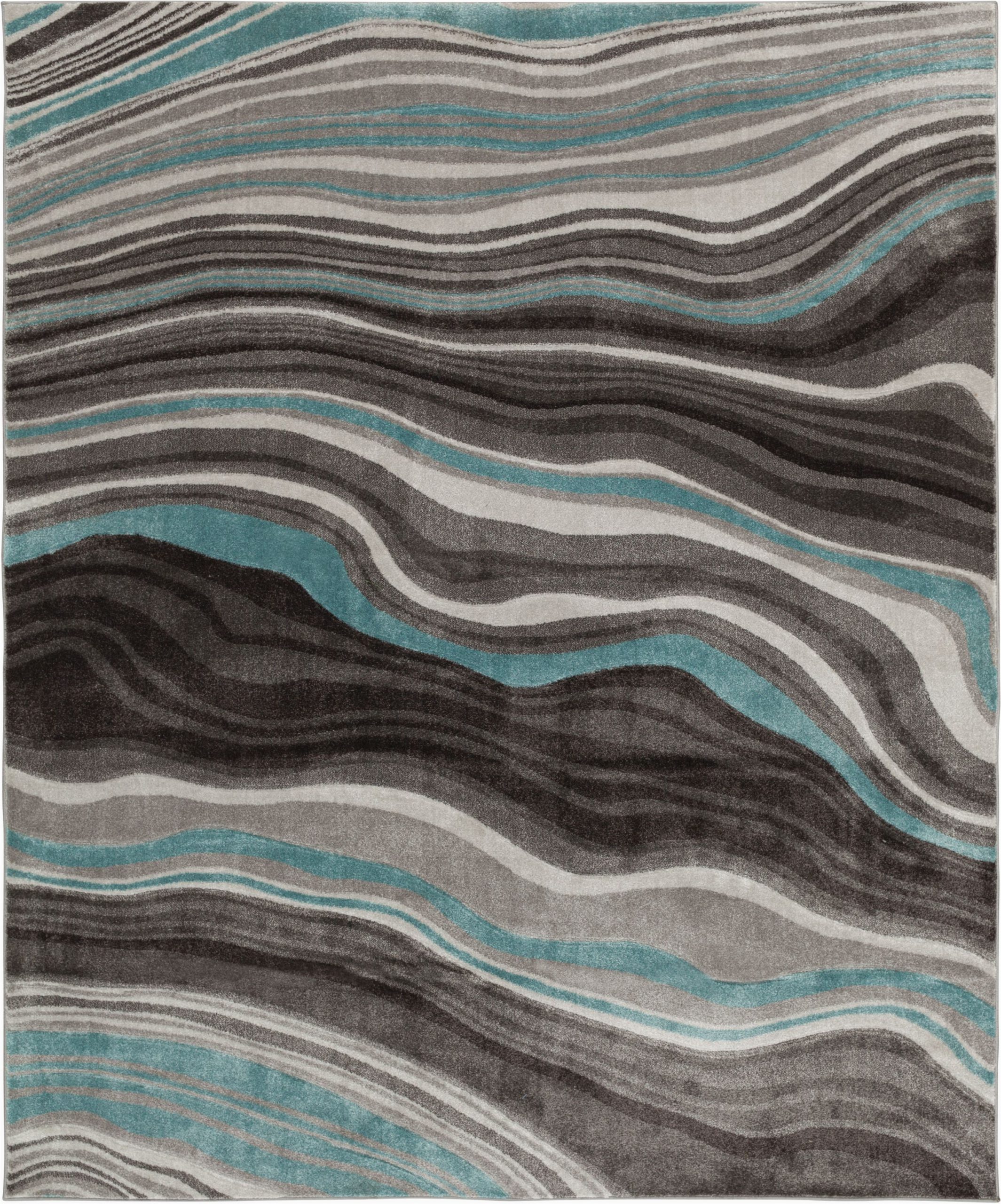 Better Homes Gardens Gray Abstract area Rug Better Homes & Gardens Gray & Aqua Waves area Rug Multiple Sizes Walmart