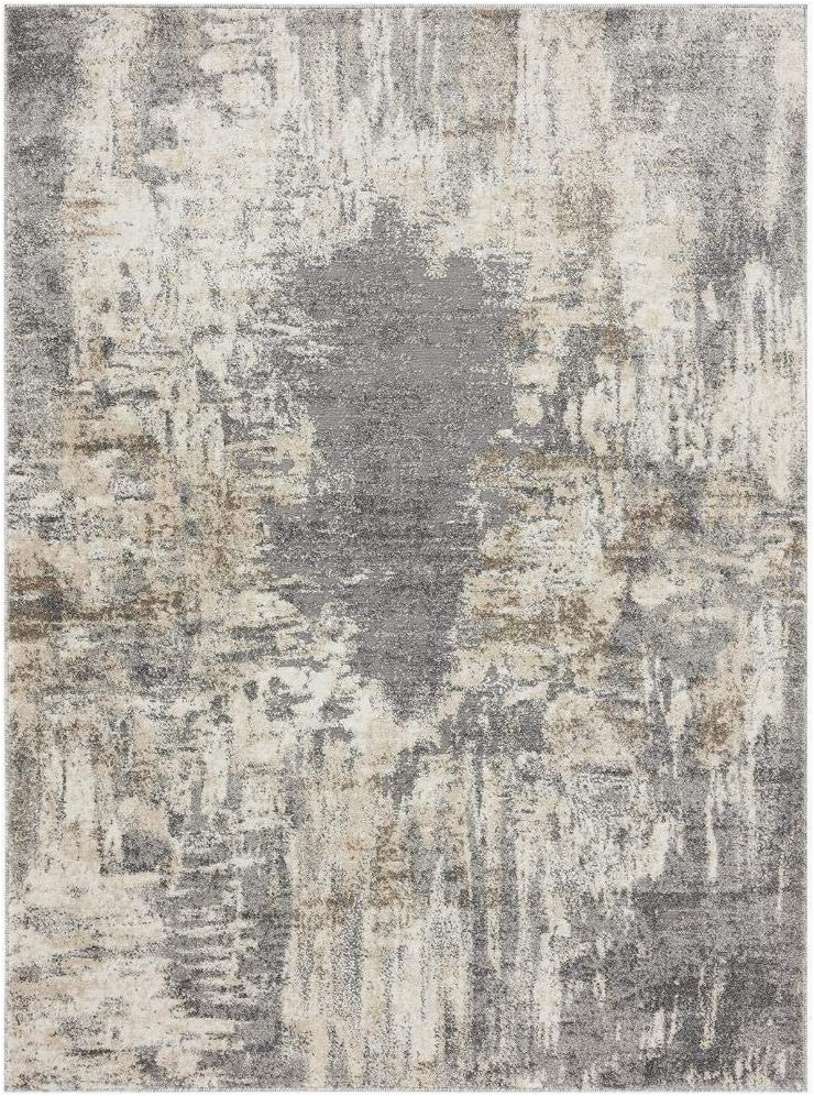 Better Homes Gardens Gray Abstract area Rug Luxe Weavers Euston Gray 5 X 7 Abstract Modern area Rug