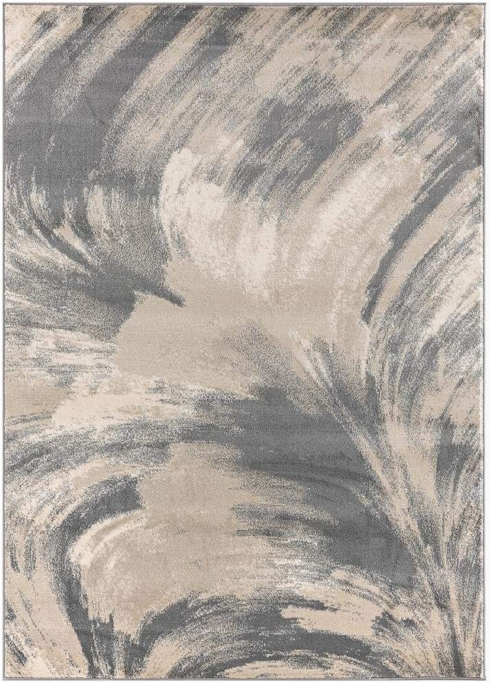 Better Homes Gardens Gray Abstract area Rug Luxe Weavers Howell Collection Abstract Gray 5×7 area Rug