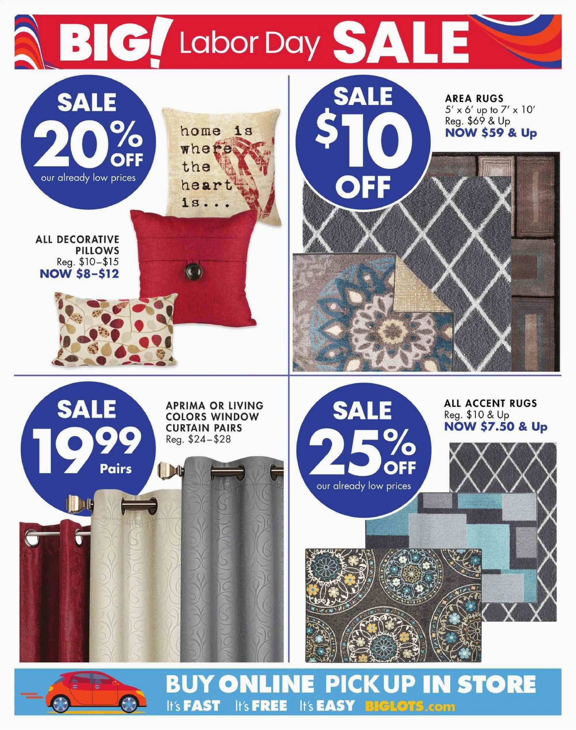 Big Lots area Rugs On Sale Big Lots Flyer 08 24 2019 08 28 2019 Page