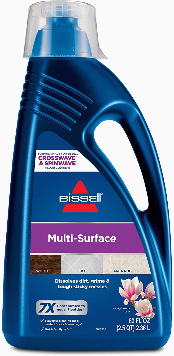 Bissell area Rug Cleaning formula Bissell 1789g Multisurface Floor Cleaning formula for Crosswave and Spinwave 80 Oz