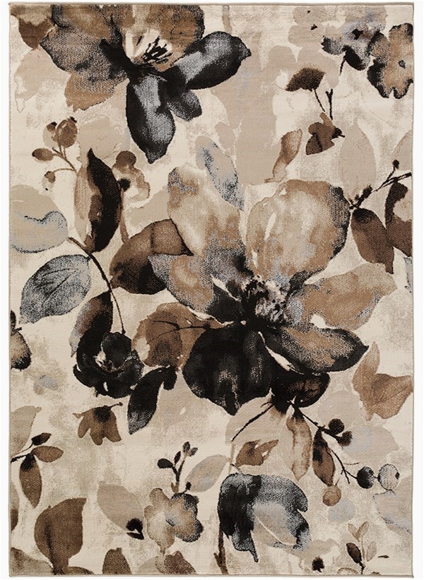 Black Gray and Tan area Rugs Surya Nova Nva 3012 area Rugs