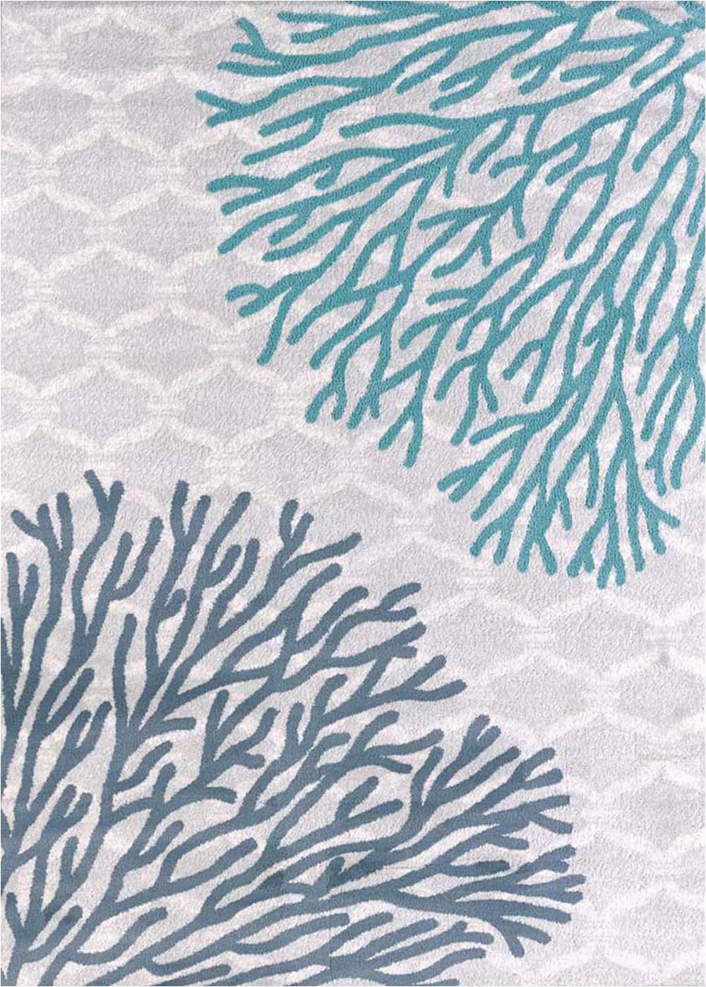 Blue and Coral area Rug United Weavers area Rugs Modern Textures Rugs 595