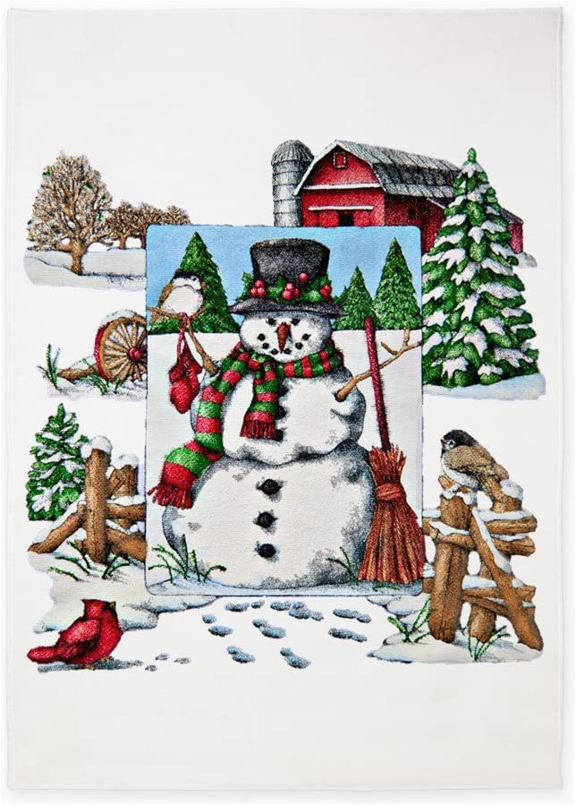 Christmas area Rugs 5 X 7 Amazon 5 X 7 area Rug Christmas Snowman and