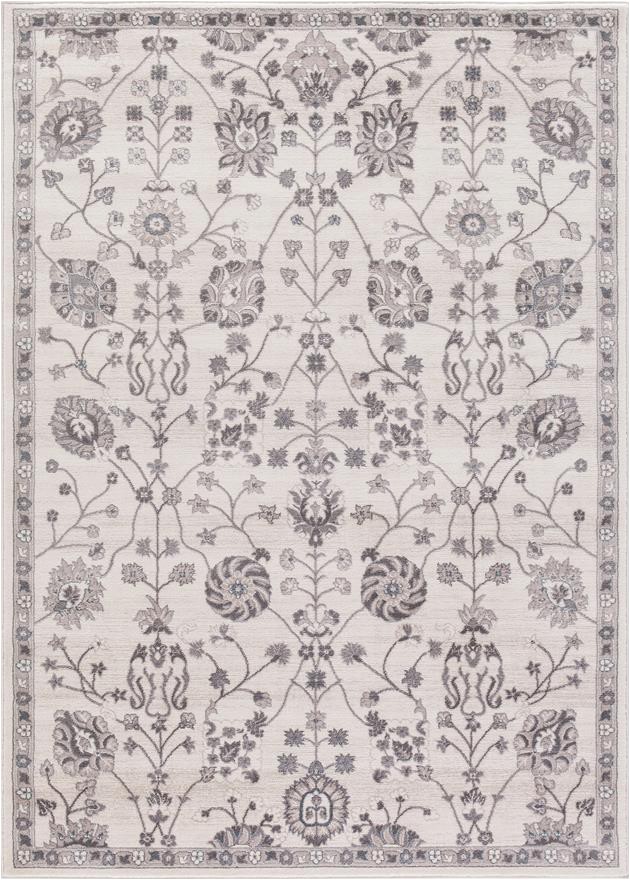 Concord Global Trading area Rugs Concord Global Trading Lara 4612 Open Vase Ivory area Rug