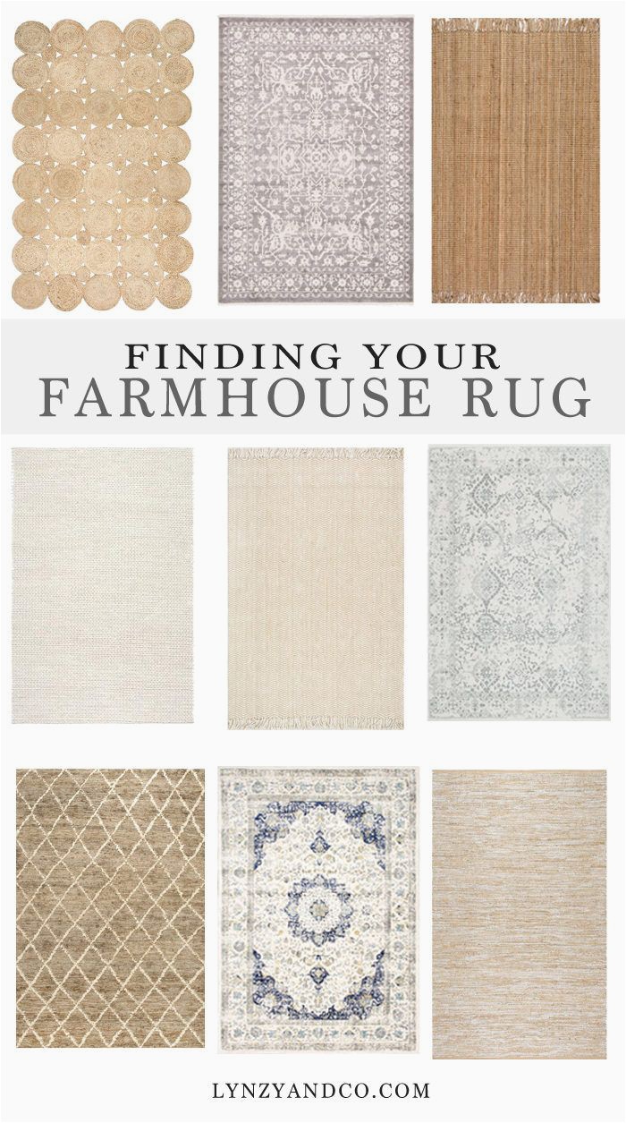 Cute area Rugs for Bedroom Finding the Perfect Farmhouse Rug Lynzy & Co