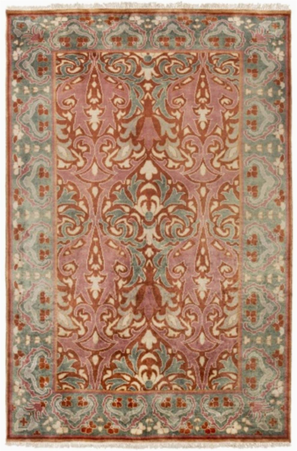 Diva at Home area Rugs Diva at Home 2 X 3 Ambrosia Nectar Pink Sherbert Burnt