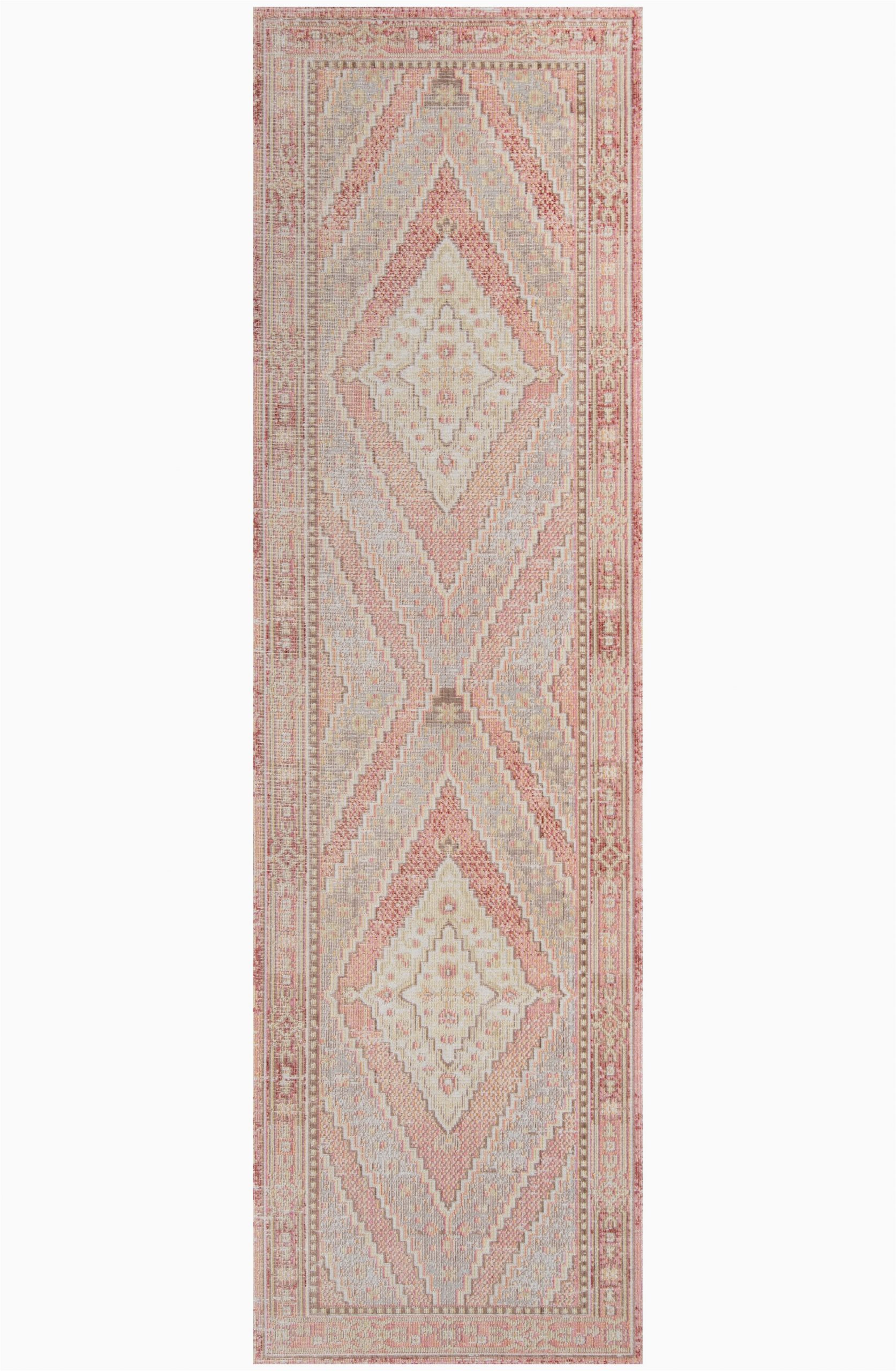 Fontanne Pink White area Rug 5×7 Pink & Teal Hallway Runners You Ll Love In 2020