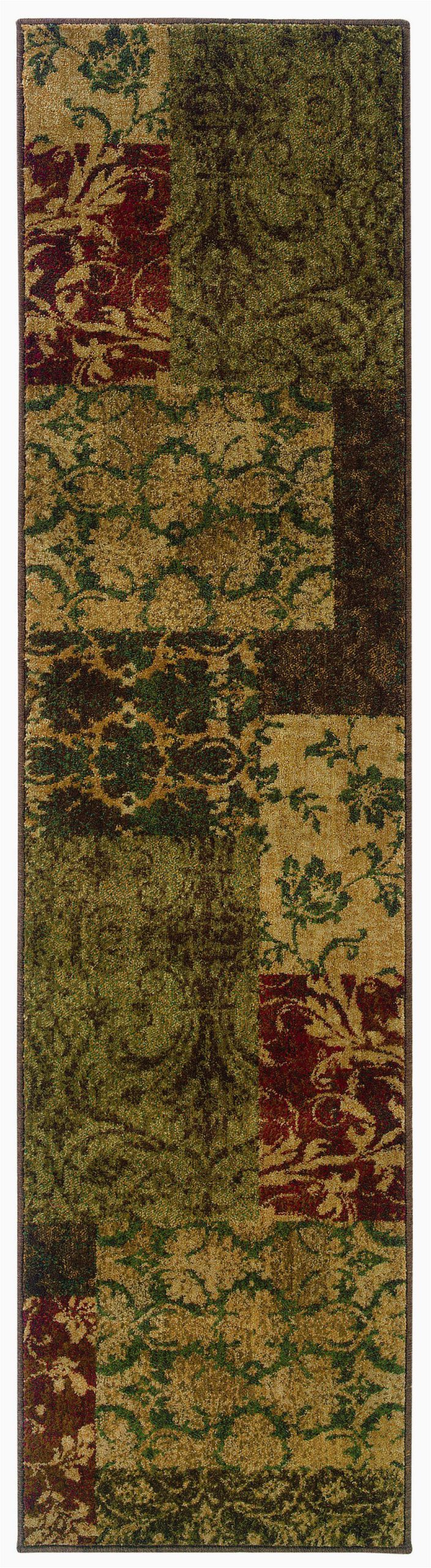Green and Red area Rugs oriental Weavers Allure 058b1 Green Red area Rug