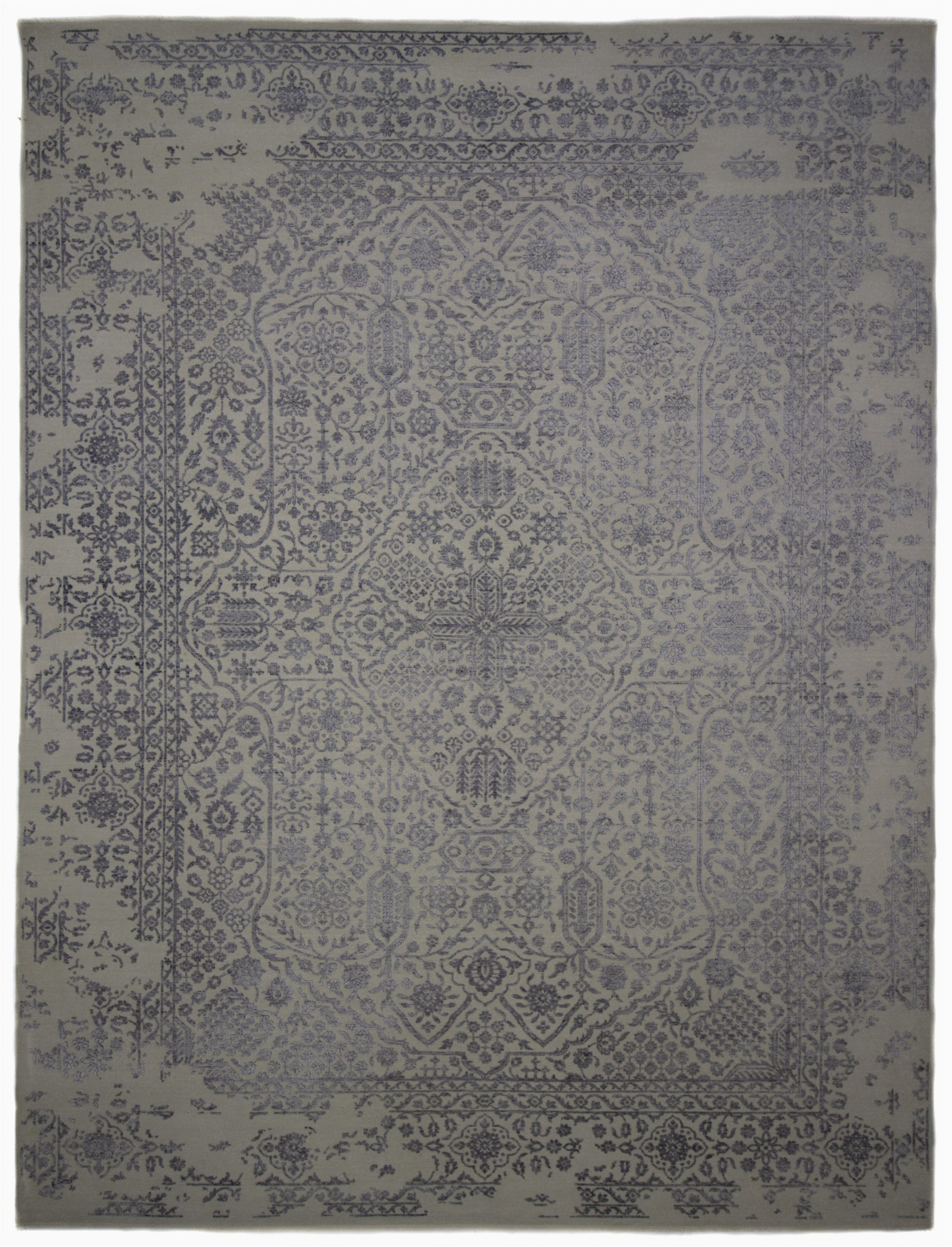 Grey and White area Rug 9×12 E Of A Kind Effingham Hand Knotted Erase Gray 9 X 12 Wool area Rug