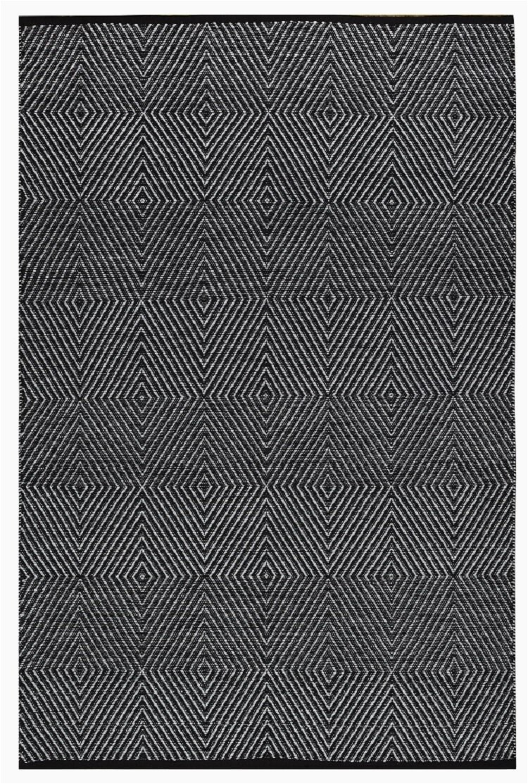 Grey Black and White area Rug Criswell Geometric Handwoven Cotton Black White area Rug