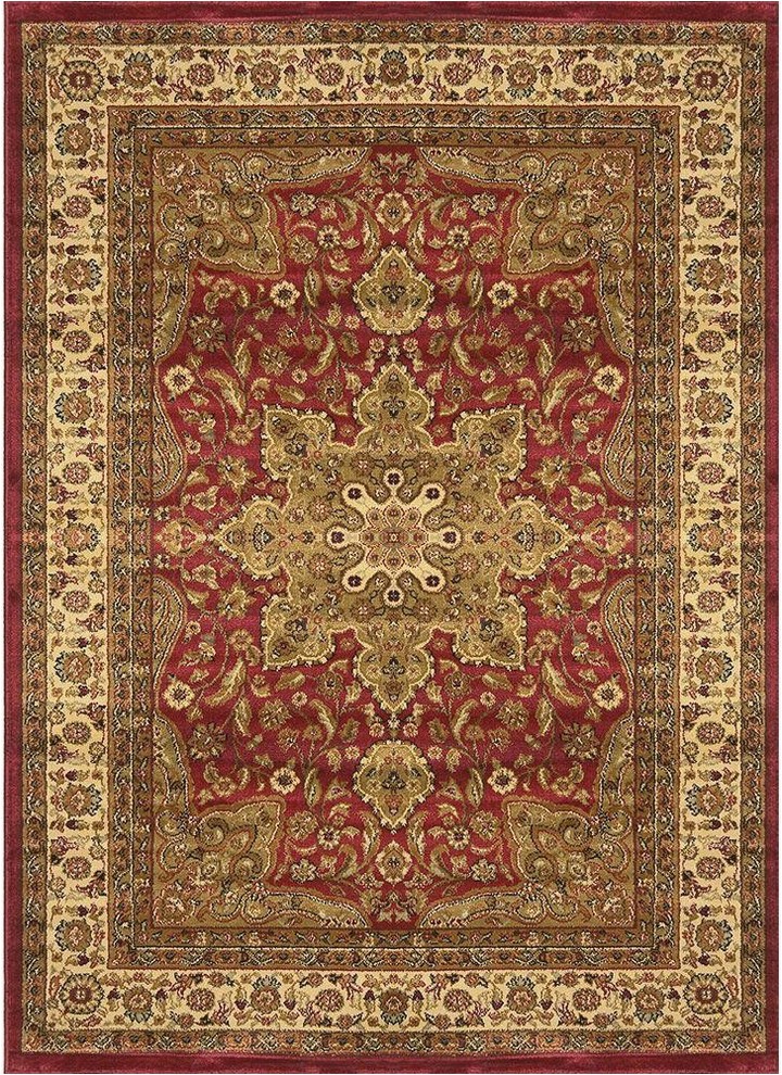 Home Dynamix Royalty Collection area Rug Home Dynamix Royalty Ursa Runner area Rug 1 9"x7 2" Border Red