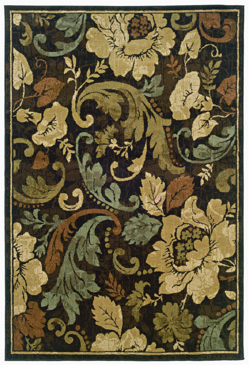 Huntington Home Shag area Rug oriental Weavers Huntington 1279e Brown area Rug