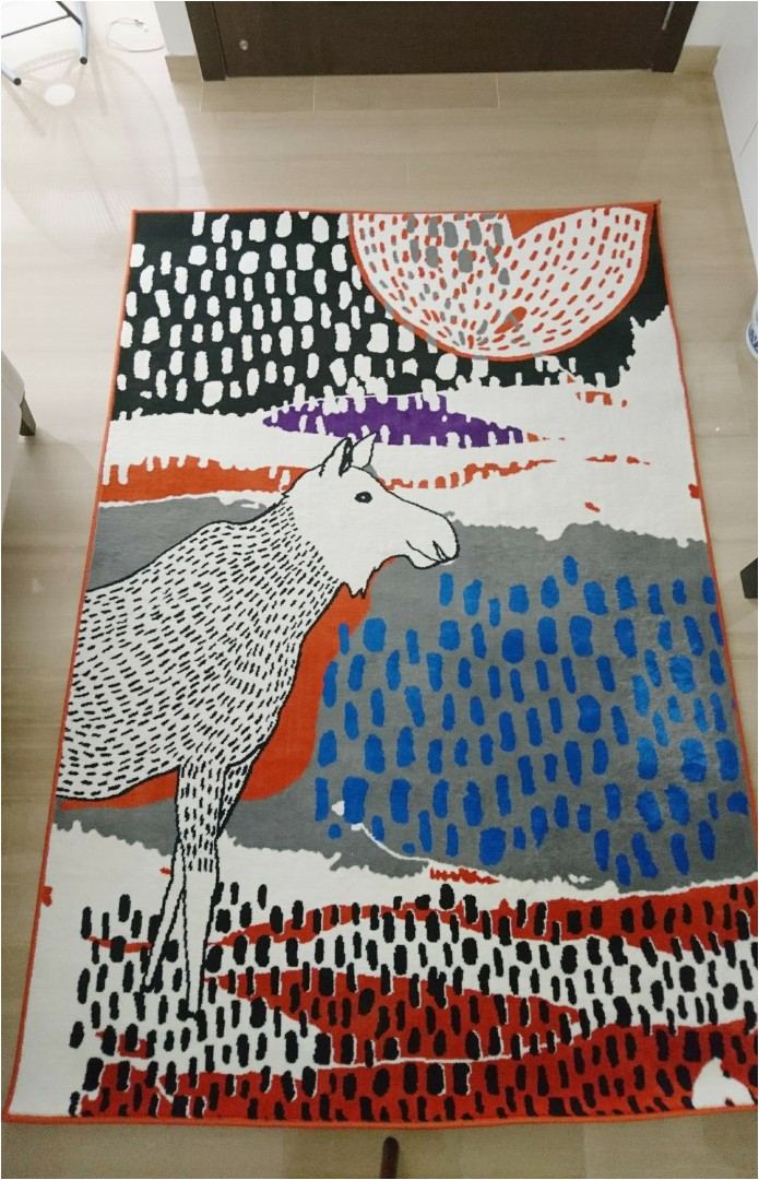Ikea area Rugs On Sale Moborg Llama Low Pile Stain Resistant Rug