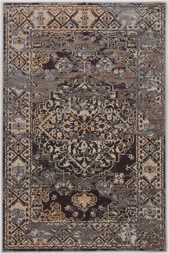 Iron Gate Handspun Jute area Rug Vintage 2 X 3 area Rug Linon Rugvt4623