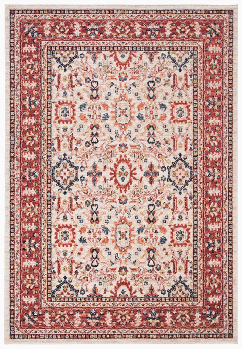 Ivory and Red area Rugs Safavieh Charleston Chl412a Ivory Red area Rug
