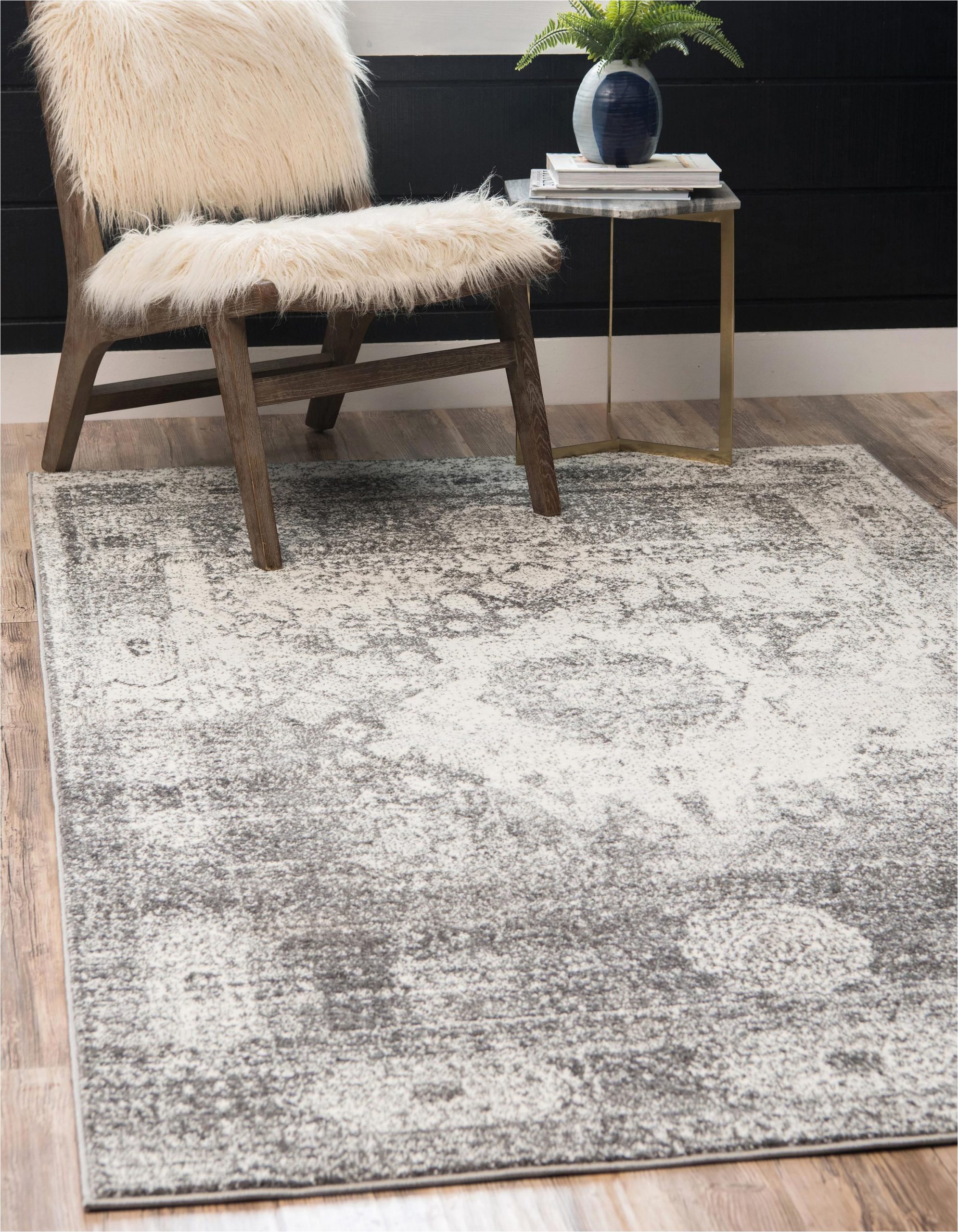 Large Grey and White area Rug Gray 4 X 6 Brighella Rug Rugs