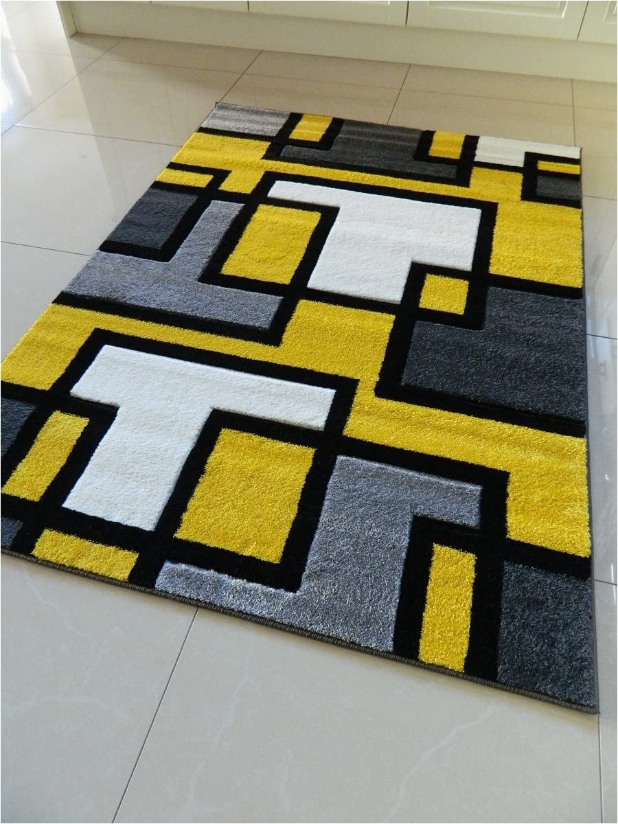 Large Off White area Rugs Yellow Black Silver Grey Off White Small Medium Xx Large Rug New Modern soft Thick Carved Carpet Non Shed Runner Bedroom Living Room area Rug Mat 120