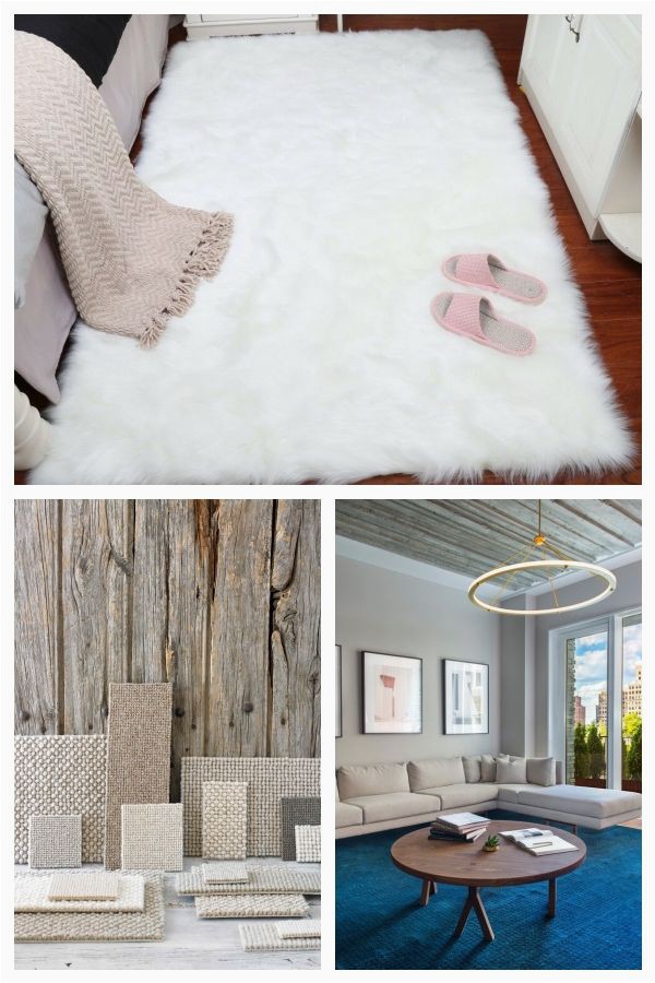 Large White Fur area Rug Faux Fur area Rug Hairy Shaggy Rug White Faux