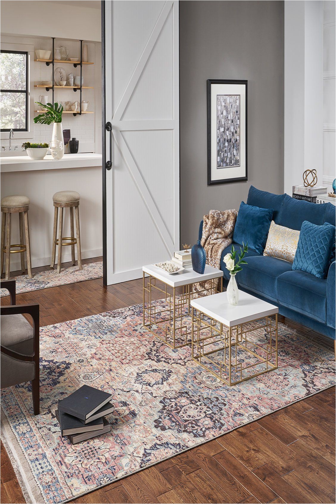Living Room area Rugs Lowes Mohawk Home Steeplegate 8 X 10 Multi Indoor Geometric