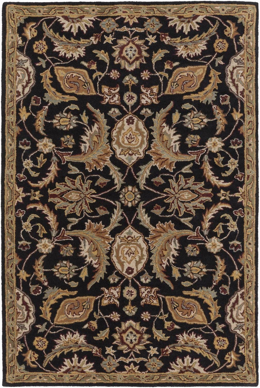 Made by Design area Rugs Super area Rugs Black Rug Classic Design 3 Foot X 5 Foot