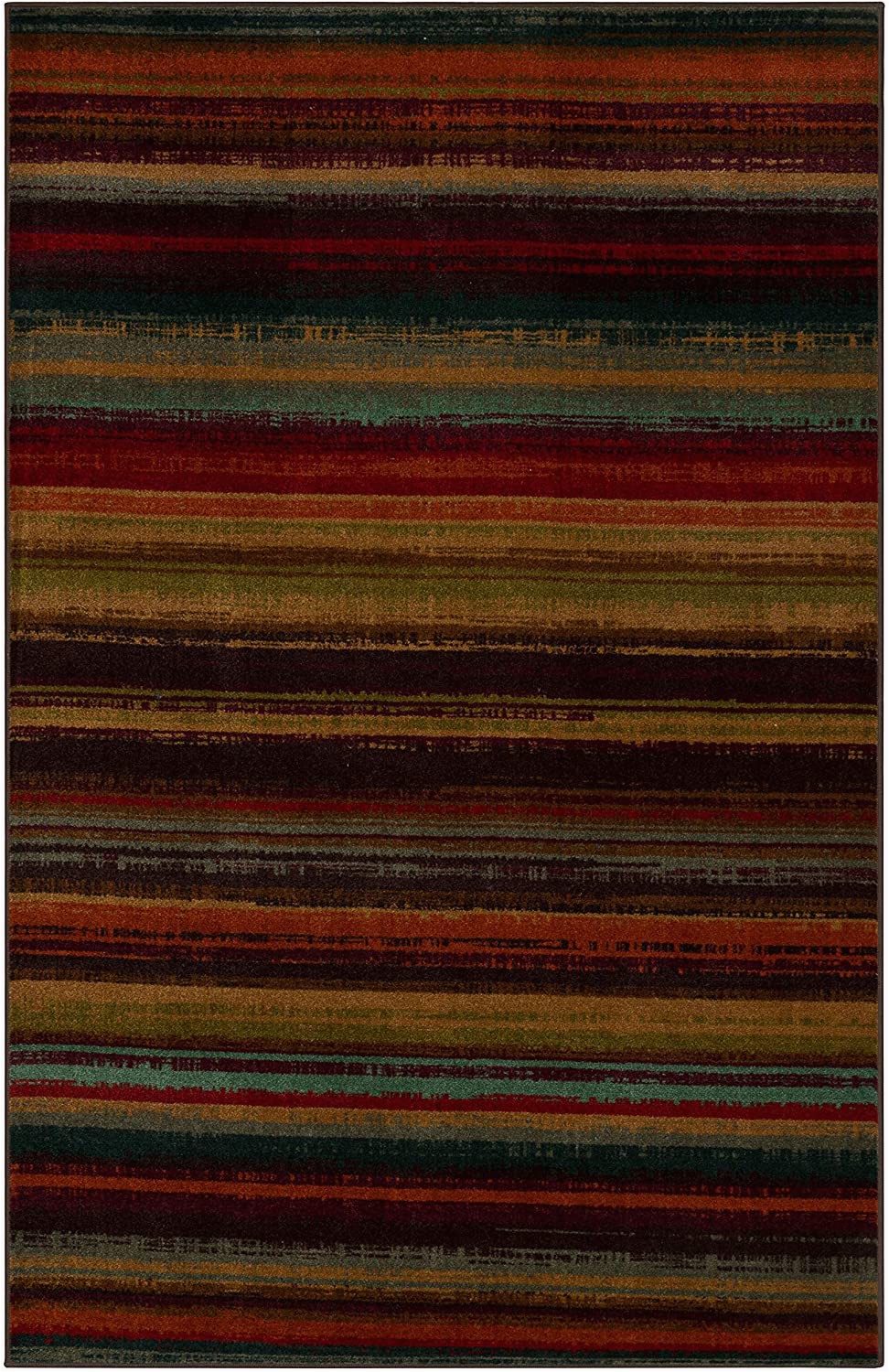 Mohawk Home New Wave Rainbow area Rug Mohawk Home Multicolor New Wave Boho Stripe area Rug 6 X9