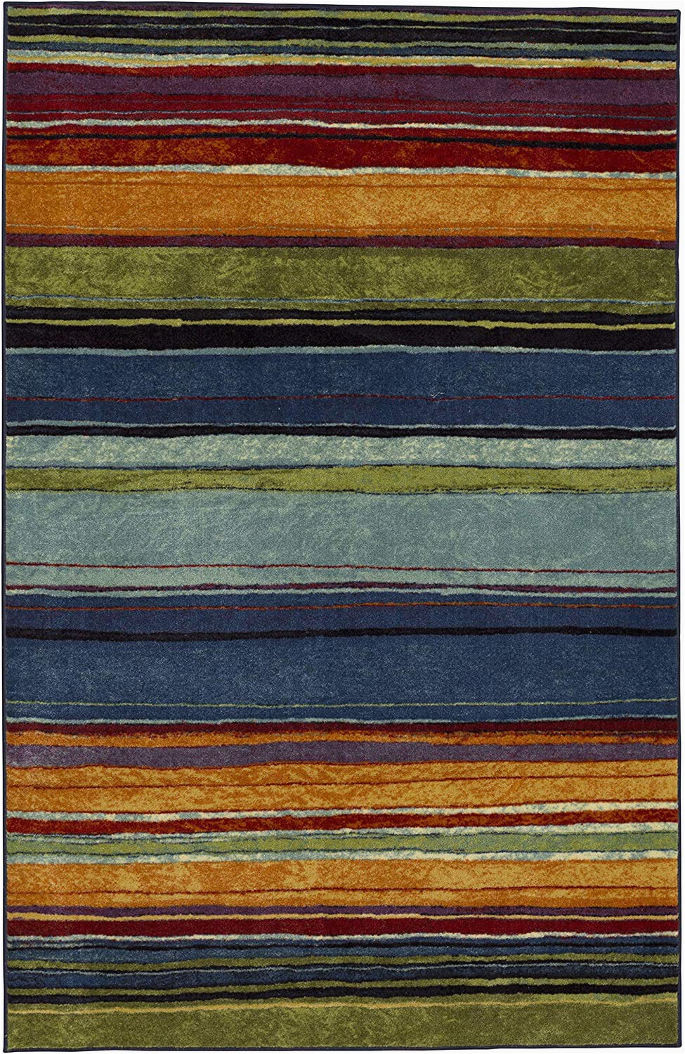 Mohawk Home New Wave Rainbow area Rug Mohawk Rainbow area Rug 6 X9 Multi