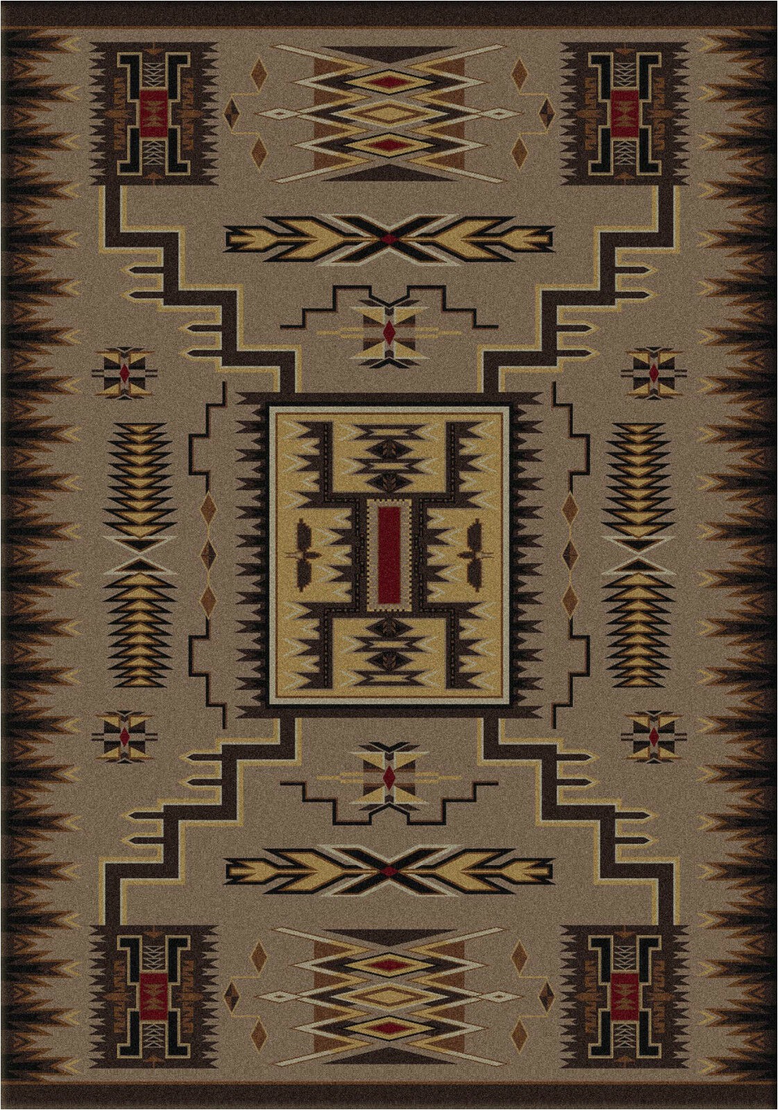 Native American Inspired area Rugs area Rugs "chaco Canyon" Rug 8 X 11 Geometric Native American Inspired