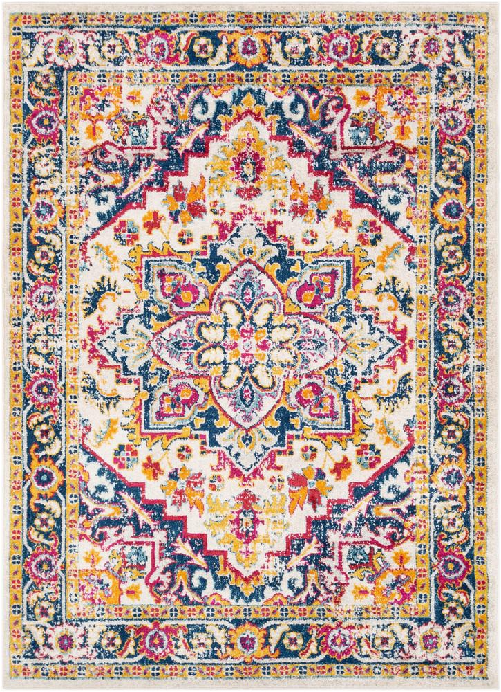 Navy Blue and Pink area Rug Surya norwich Nwc 2302 Bright Pink area Rug