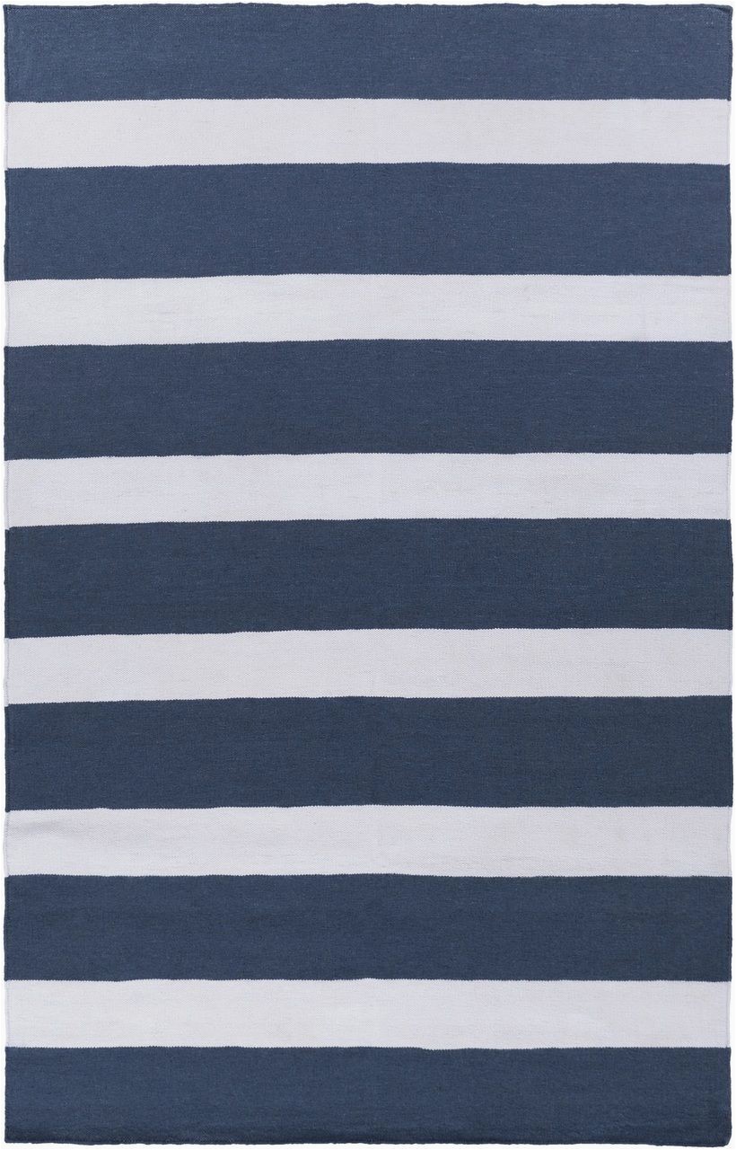 Navy Blue Striped area Rug Lagoon Wide Striped area Rug Navy Blue