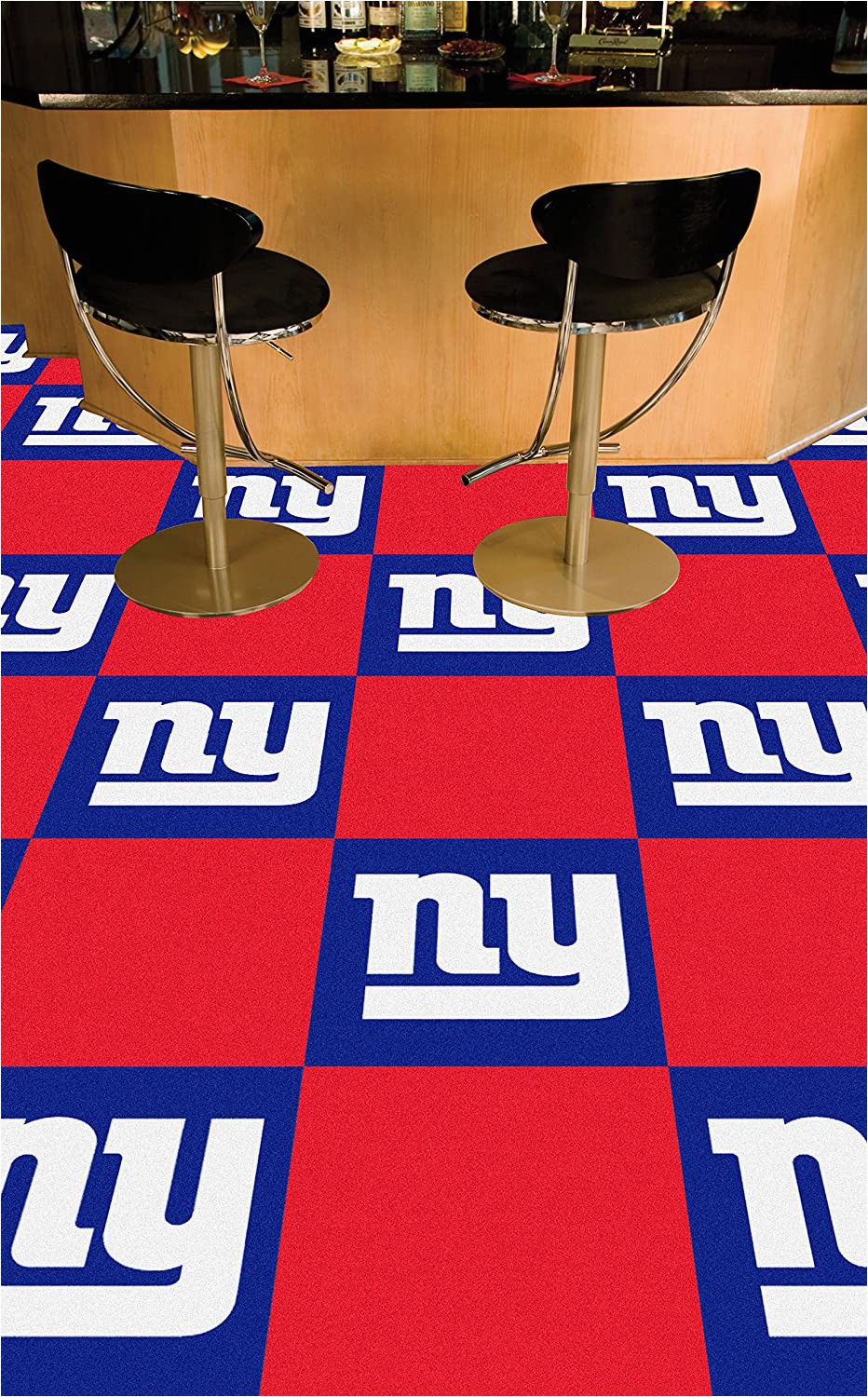 New York Giants area Rug Fanmats New York Giants Team Carpet Tiles