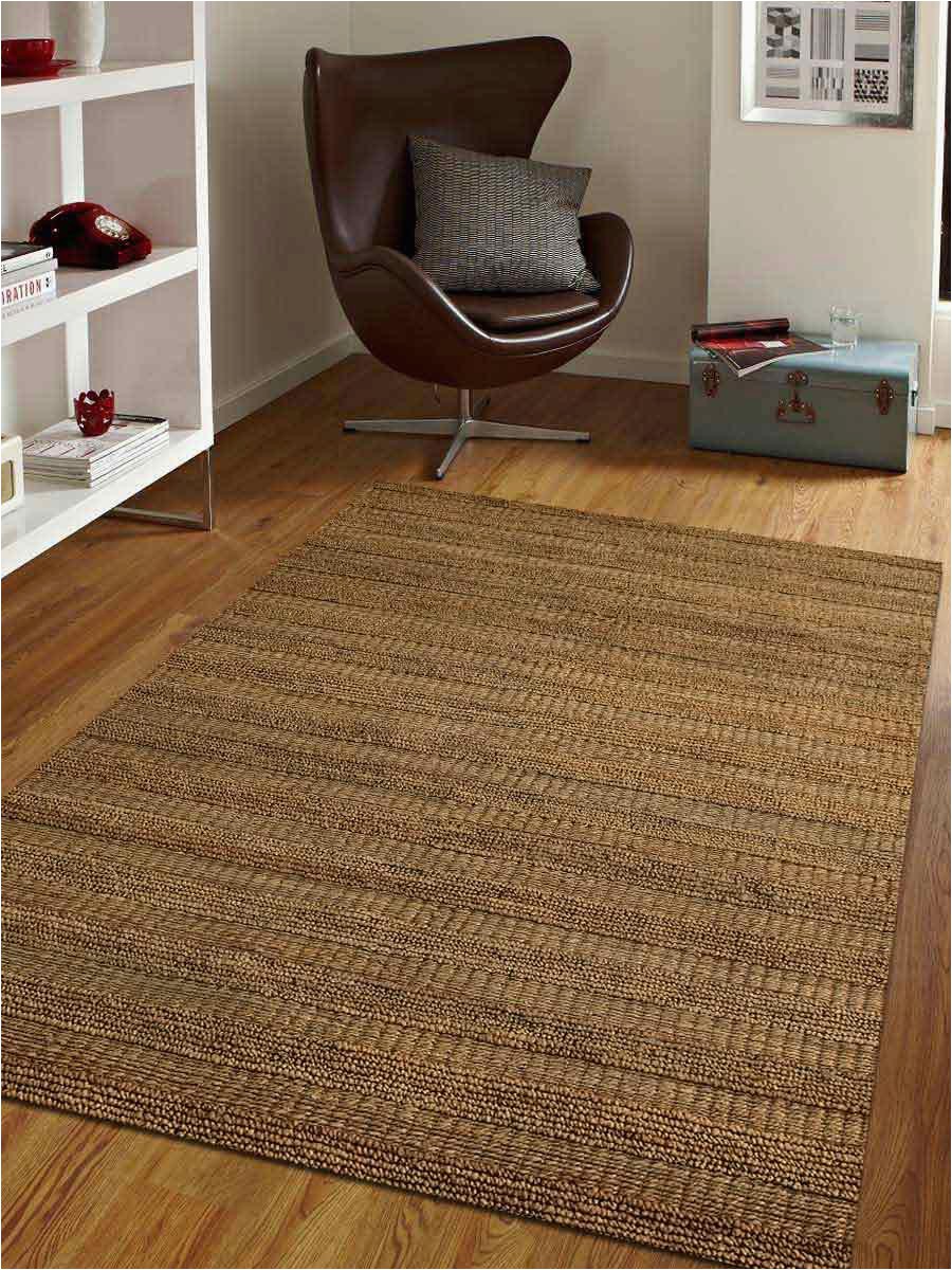 New York Yankees area Rug Rugsotic Carpets Hand Woven Jute 8 X10 Eco Friendly area Rug Striped Beige J