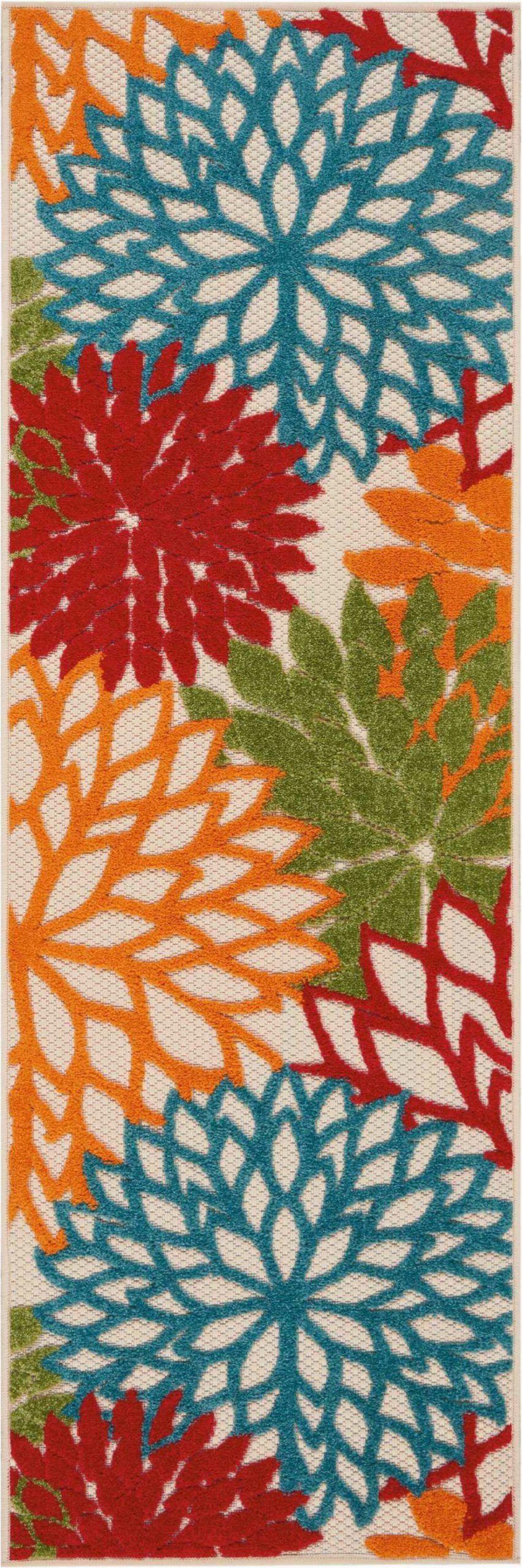 Nuloom Handmade Bold Abstract Floral Wool area Rug Barrera Red Rug