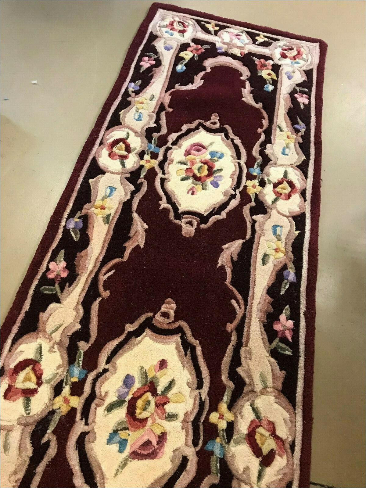 Qvc area Rugs Royal Palace Royal Palace 2 3"x9 6" Special Edition Marquis Aubusson Wool Runner