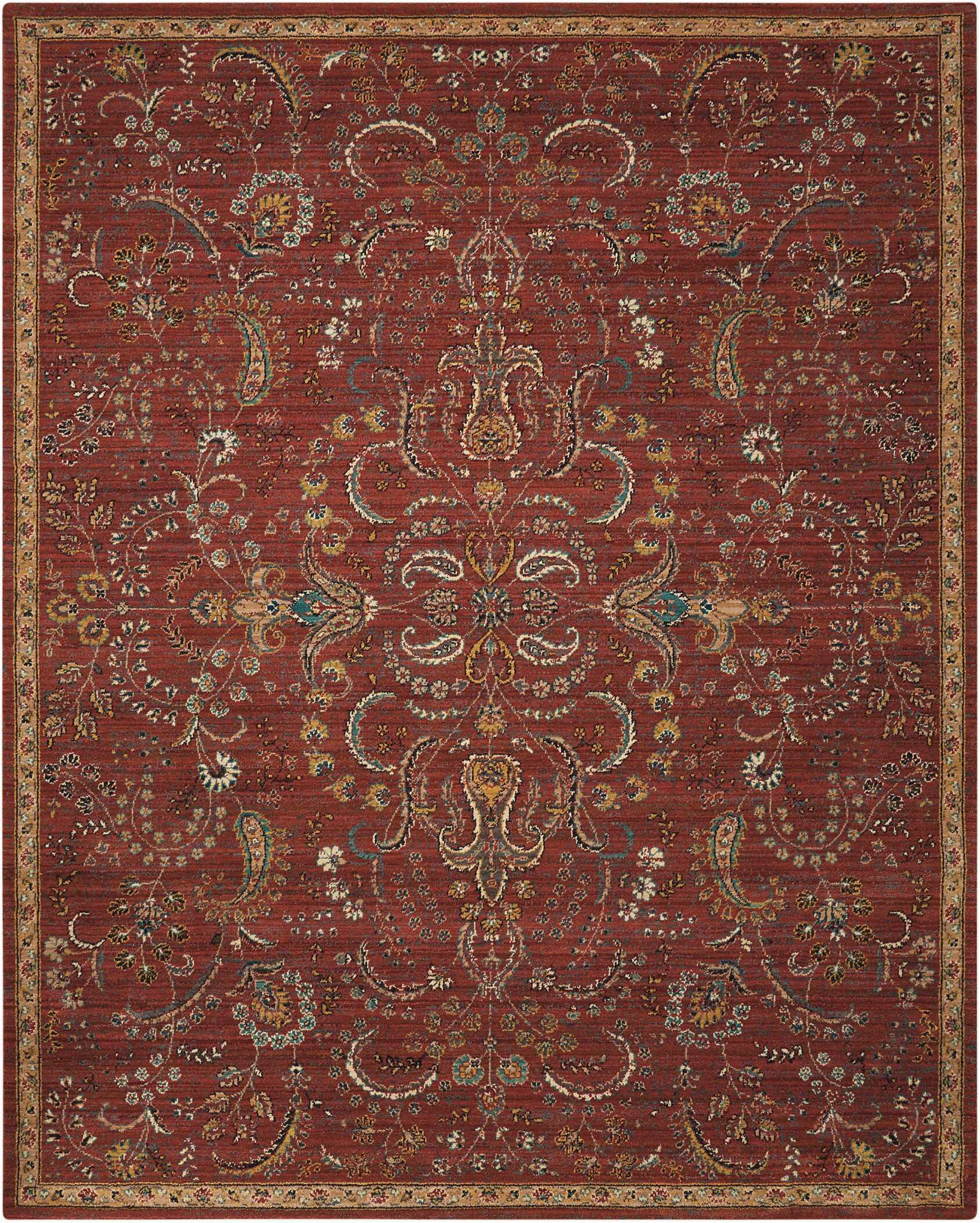 Radiant Floor Heating and area Rugs Mainville Red area Rug