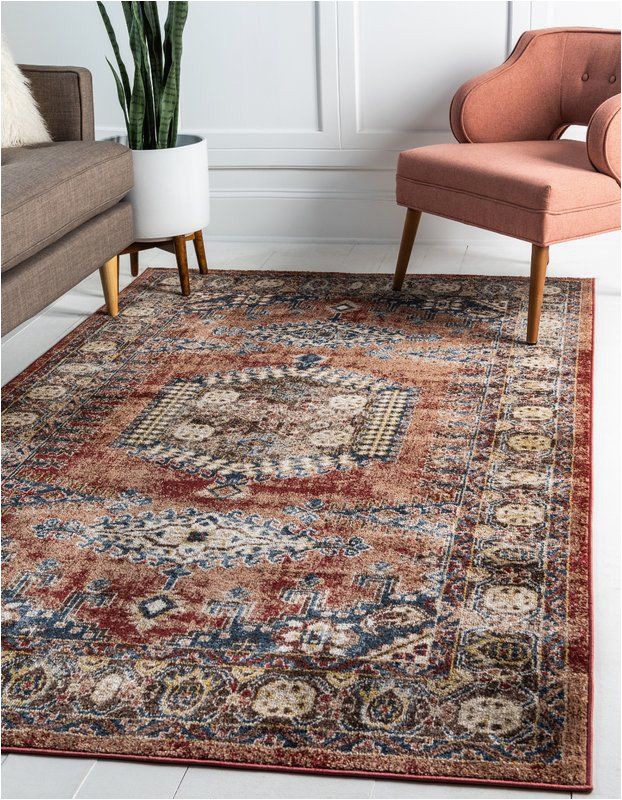 Rooms to Go Outlet area Rugs Nathanson Terracotta area Rug