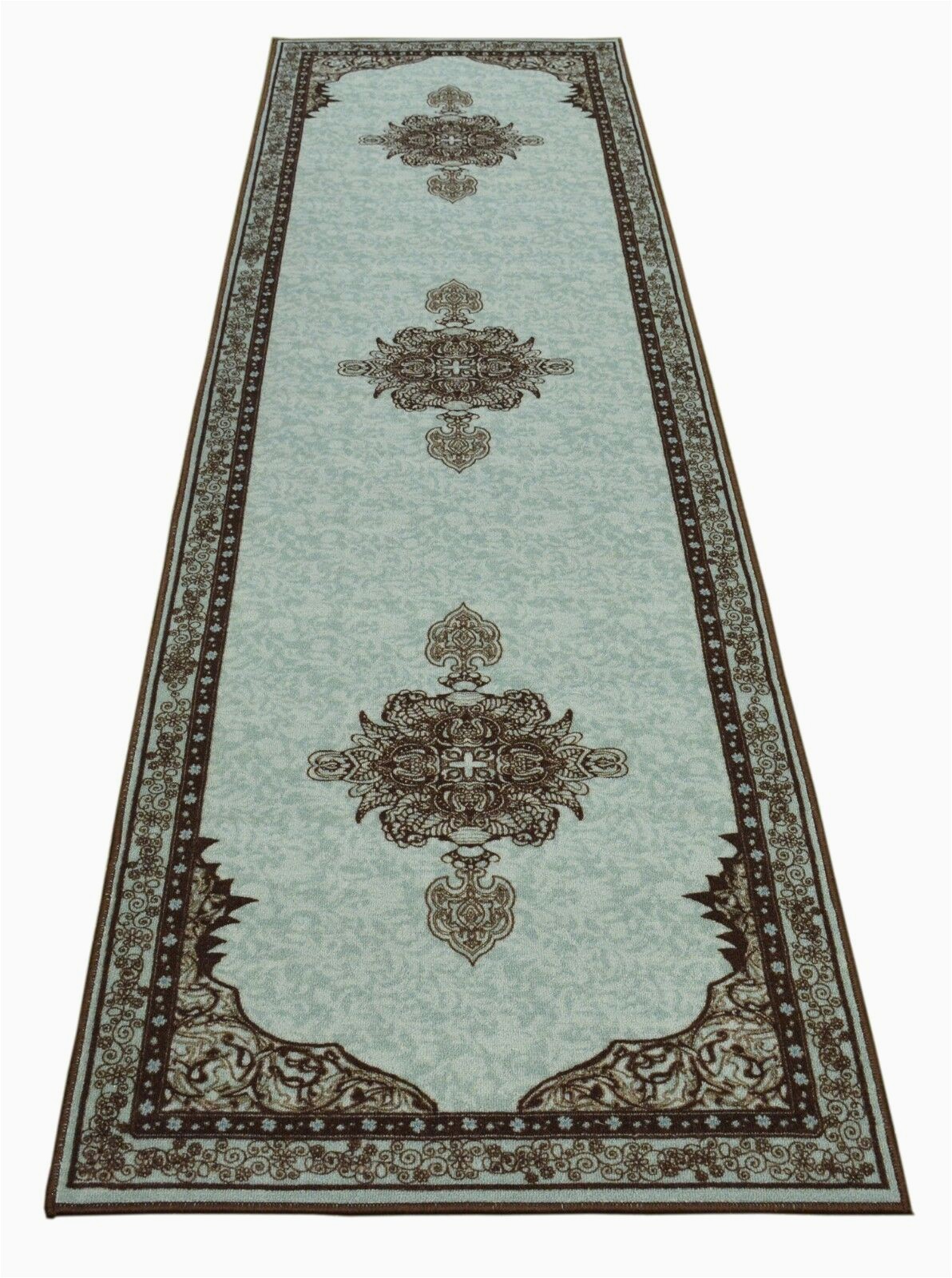Rubber Backed area Rugs 4×6 Persian Medallion Spa Blue area Rug Slip Skid Resistant Rubber Back 7 X 9 Rug