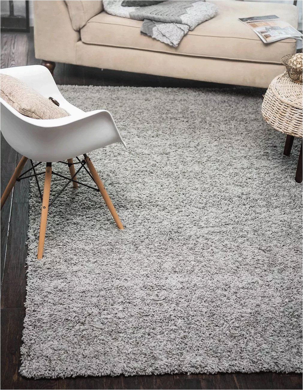 Solid Color area Rugs 9×12 $59 A2z Rug Cozy Shaggy Collection 5×8 Feet solid area