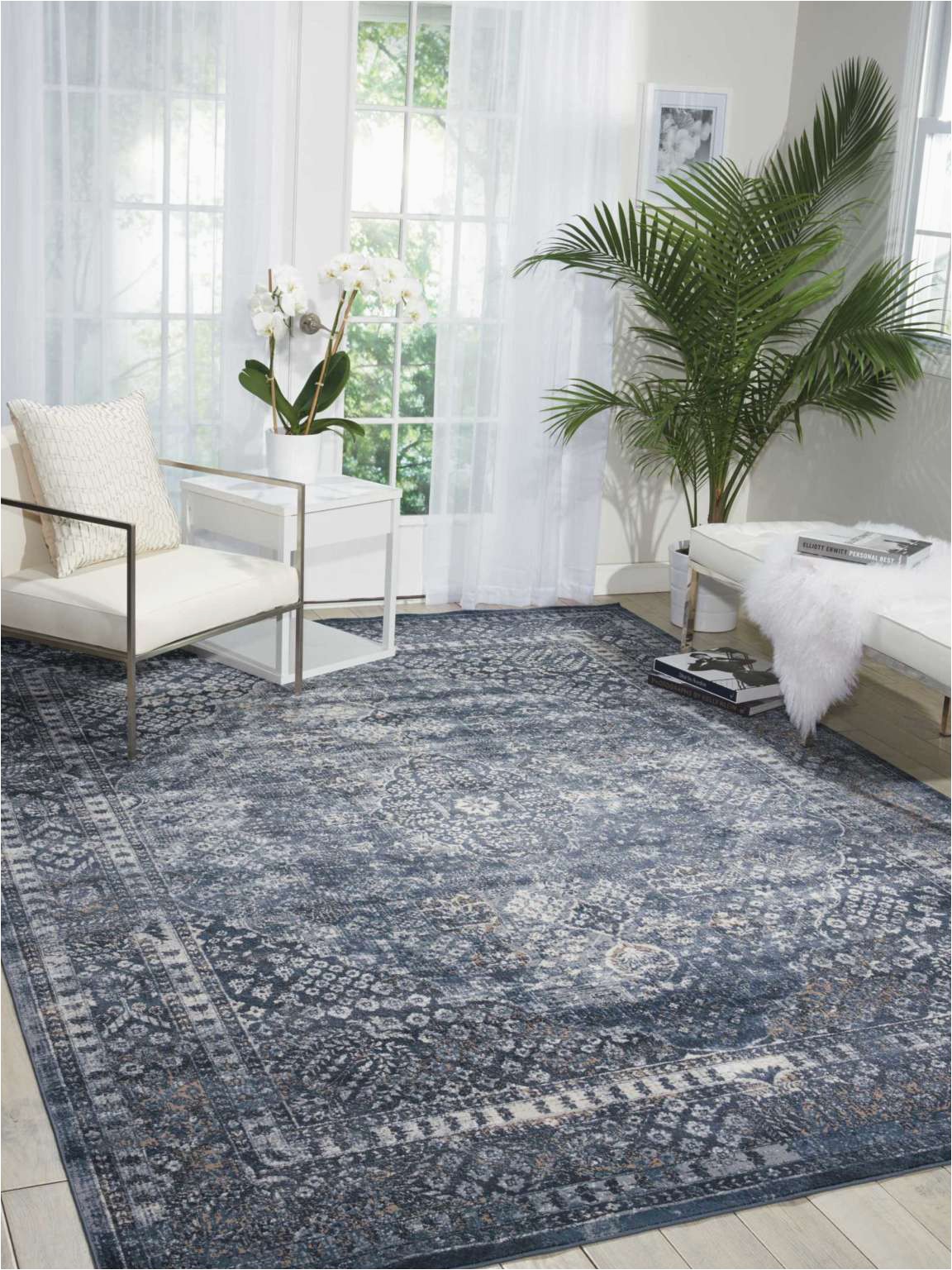 Somerset Home Geometric area Rug Grey and White Rugs – Homestitch