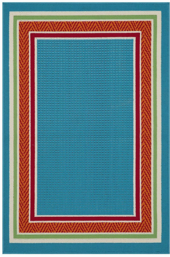 Sonoma Goods for Life area Rugs Bright Border Indoor Outdoor area and Throw Rug