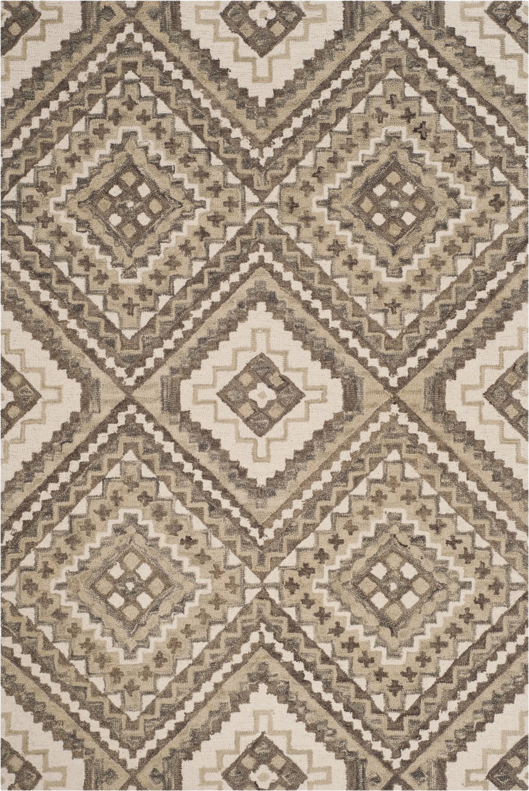 Taupe and Brown area Rug Safavieh aspen 250 Taupe Ivory area Rug