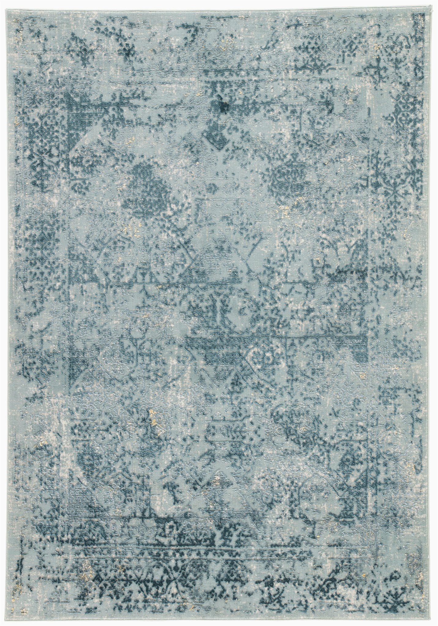 Teal and Blue area Rugs Yvie Abstract Blue & Teal area Rug – Burke Decor