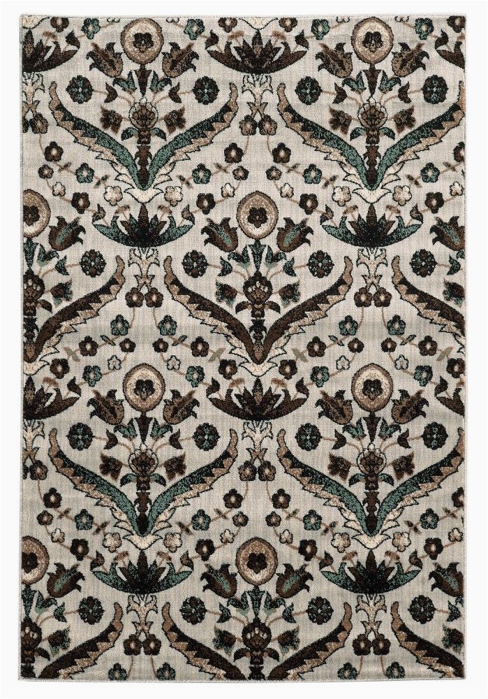 2 by 3 area Rugs Elegance Collection 2 X 3 area Rug In White Turquoise Linon Rug Ee2623