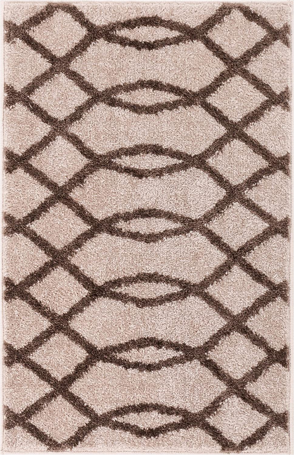 20 X 34 area Rug Homeway Pattern Rugs Mesh Modern area Rug Natural 20 X 31 Doormat Bath Mat Carpet