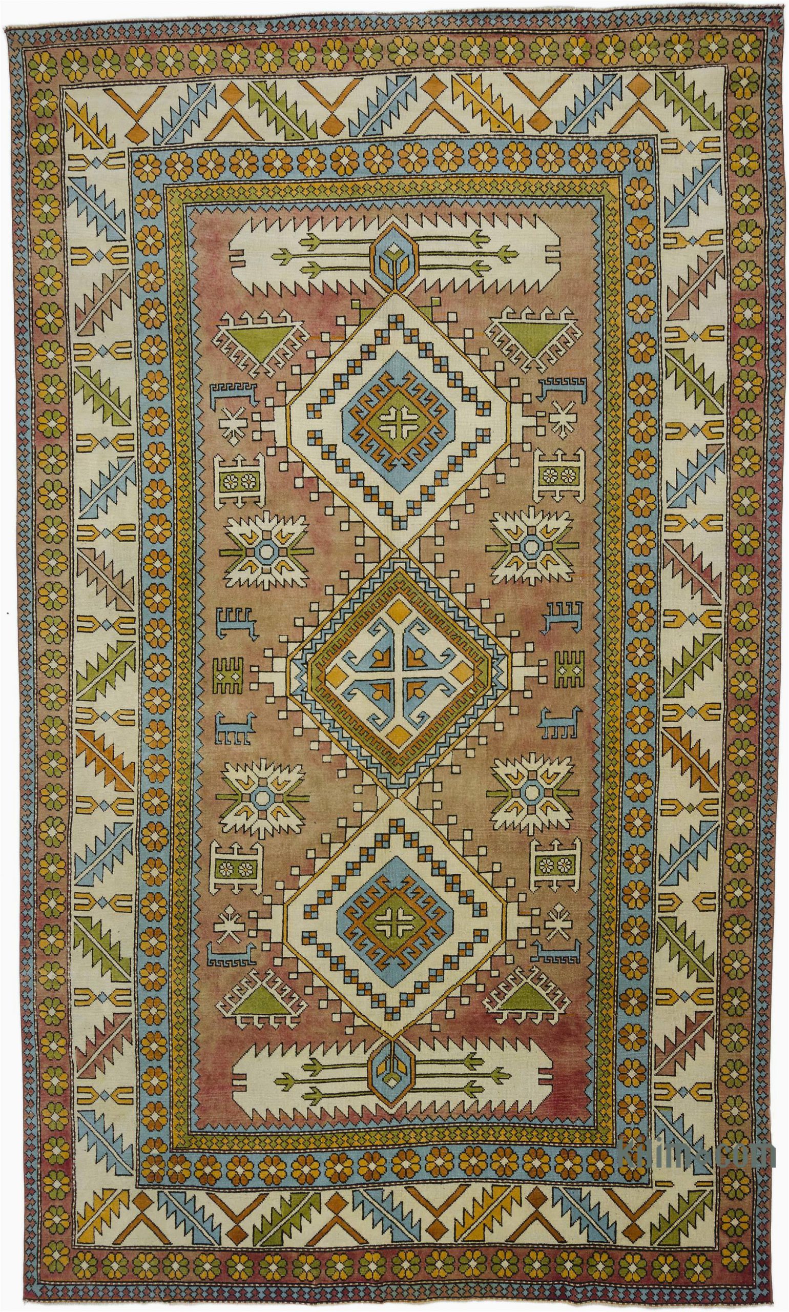 7 by 11 area Rugs Turkish Vintage area Rug 7 7" X 12 11" 91 In X 155 In