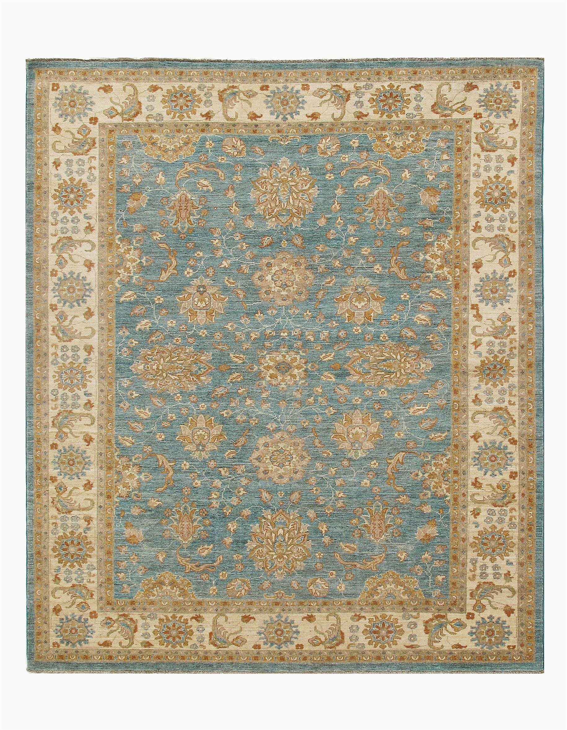 8 X 10 Teal area Rug E Of A Kind Sayreville Hand Knotted Sage Beige 8 X 10 Wool area Rug