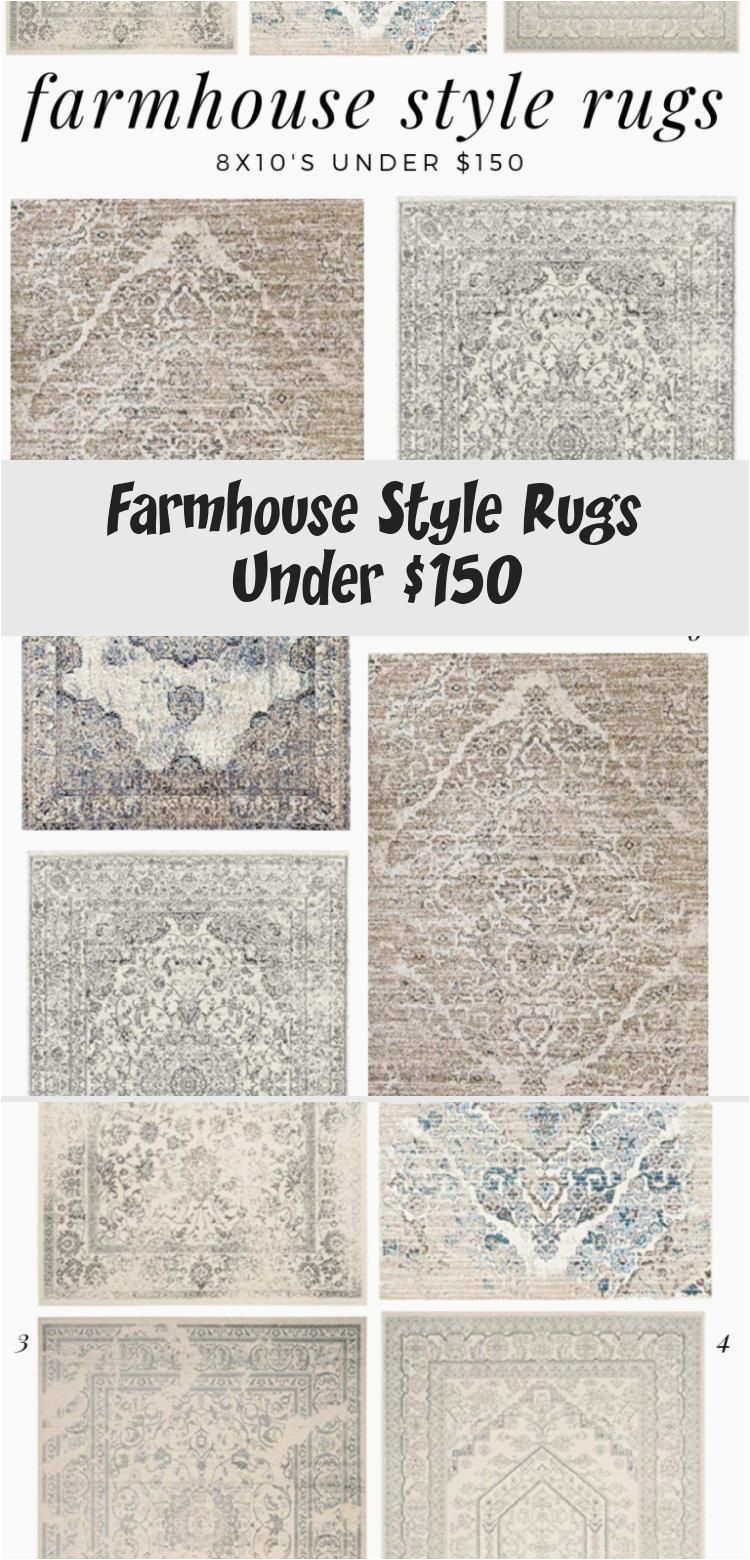 8×10 Farmhouse Style area Rugs Farmhouse Style Rugs Under $150