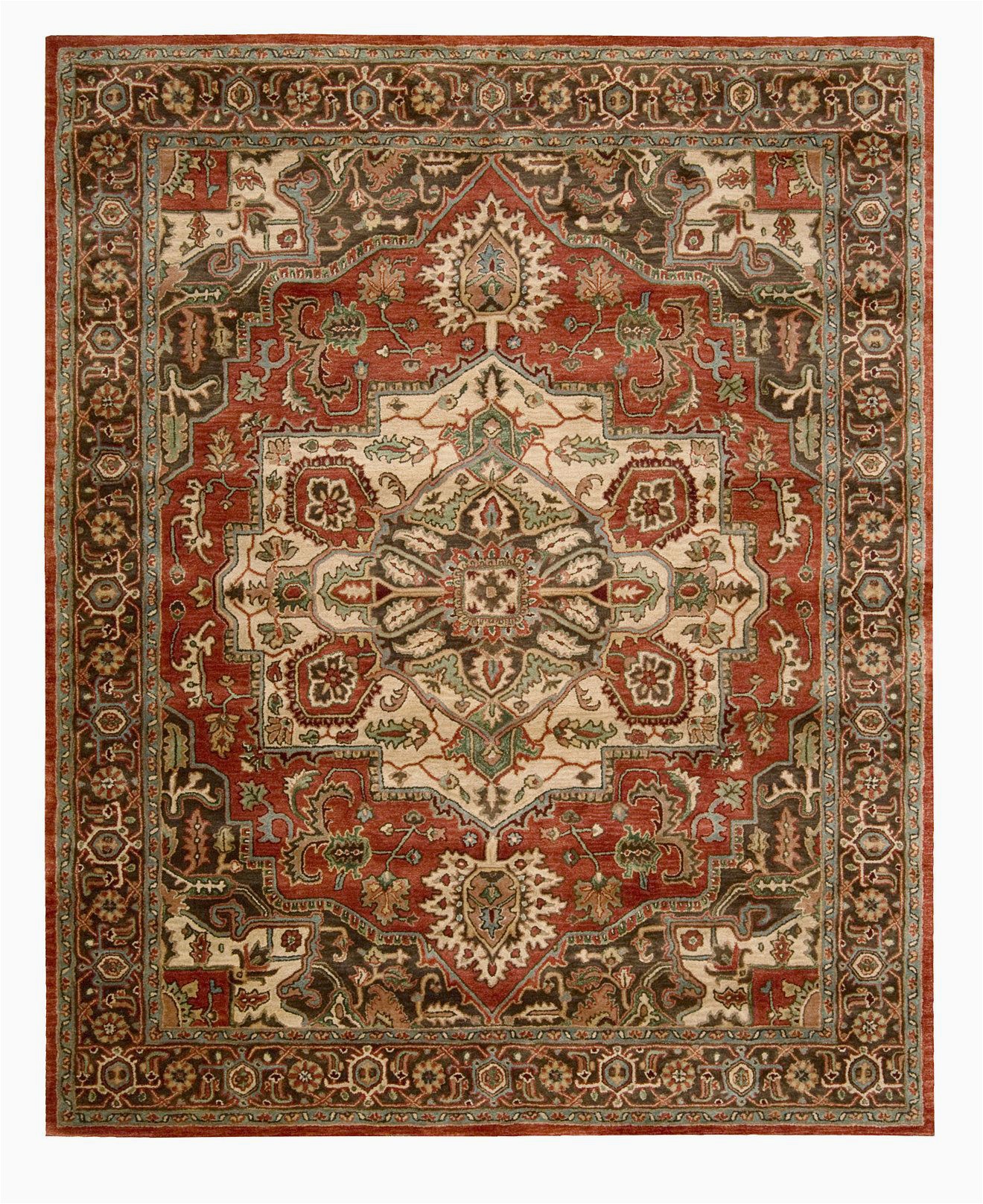9 by 9 area Rugs Nourison Jaipur Ja36 Red 7 9